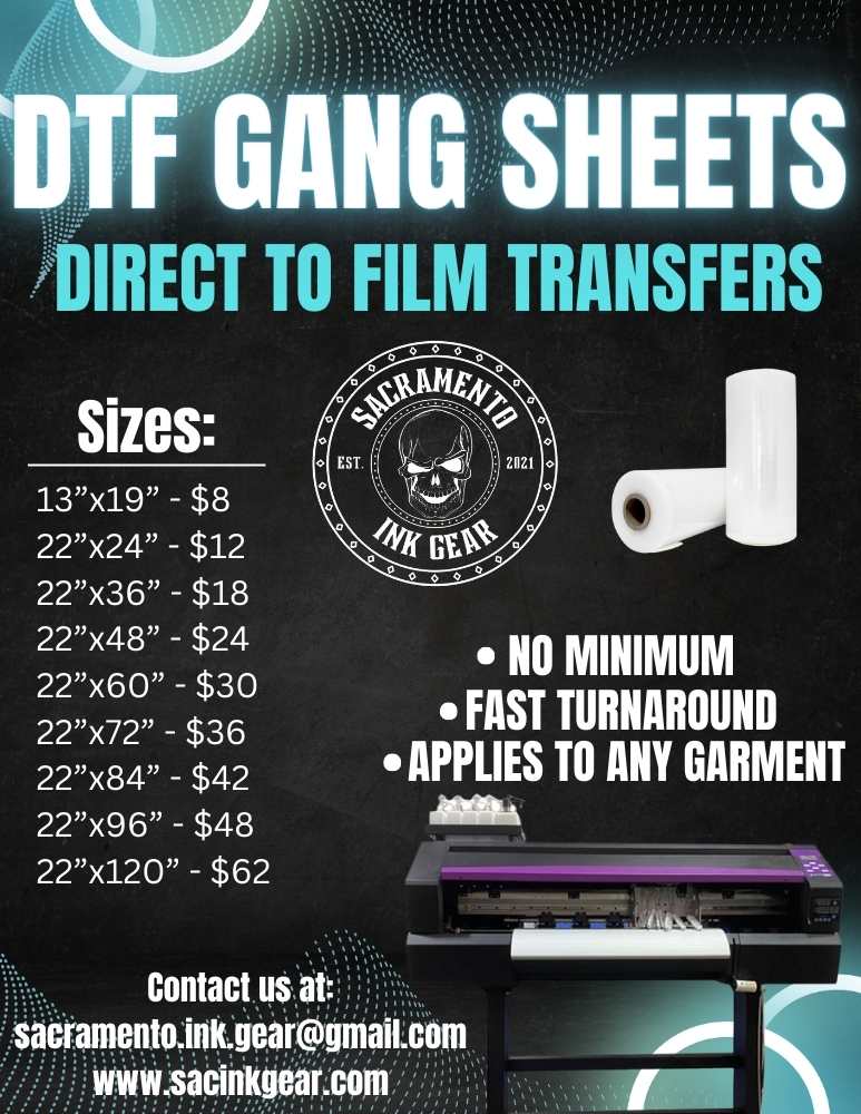 Build Your Own DTF Gang Sheet Sacramento Ink Gear
